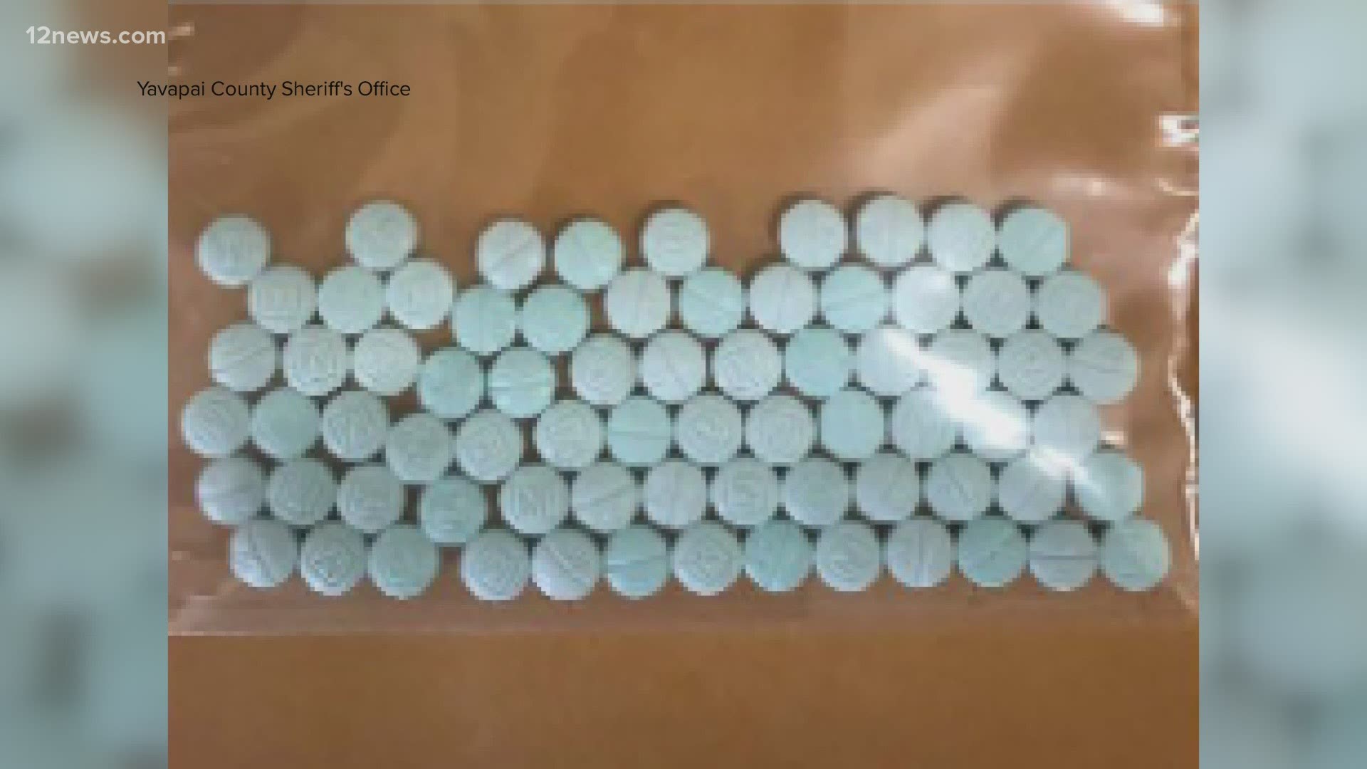 18,000 fentanyl pills are off the streets in Yavapai County this week. The sheriff's office there says deputies found the illicit drugs during traffic stops.