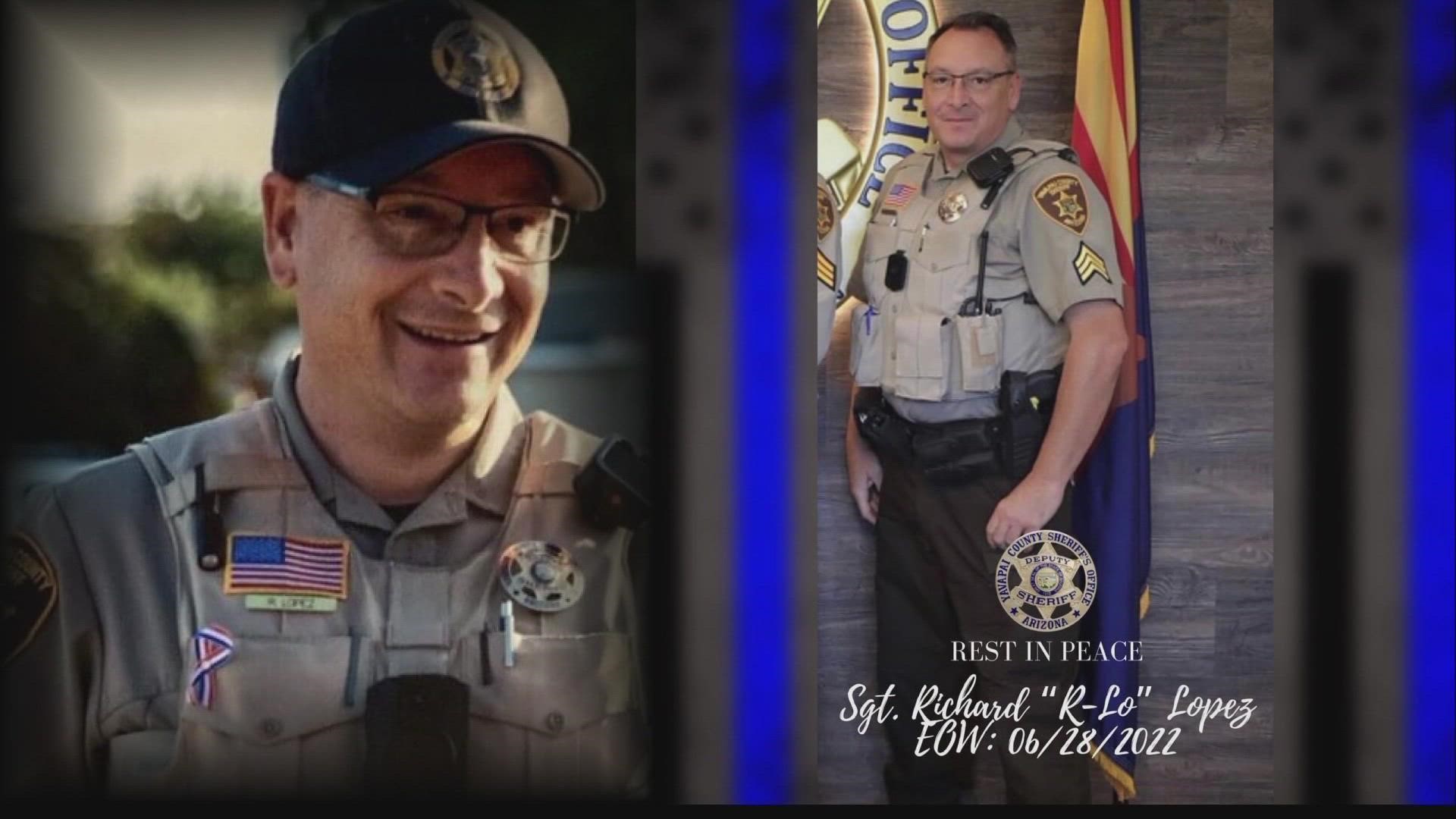 Sergeant Richard Lopez is being remembered for his compassion and love for serving his community. Lopez was killed in the line of duty on Tuesday near Cordes Lakes.