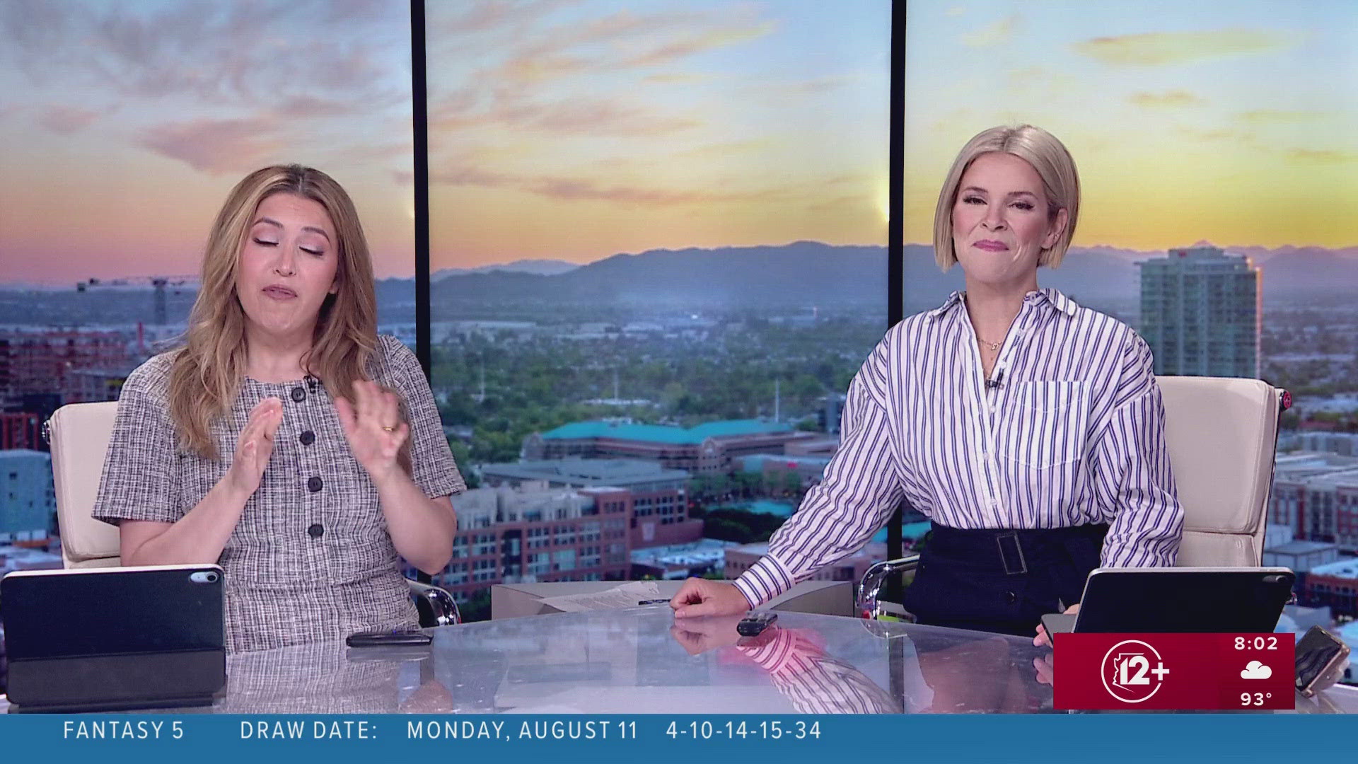 The day's major news events, breaking news, community stories, business reports, sports updates, and weather forecast presented by the 12News Team.