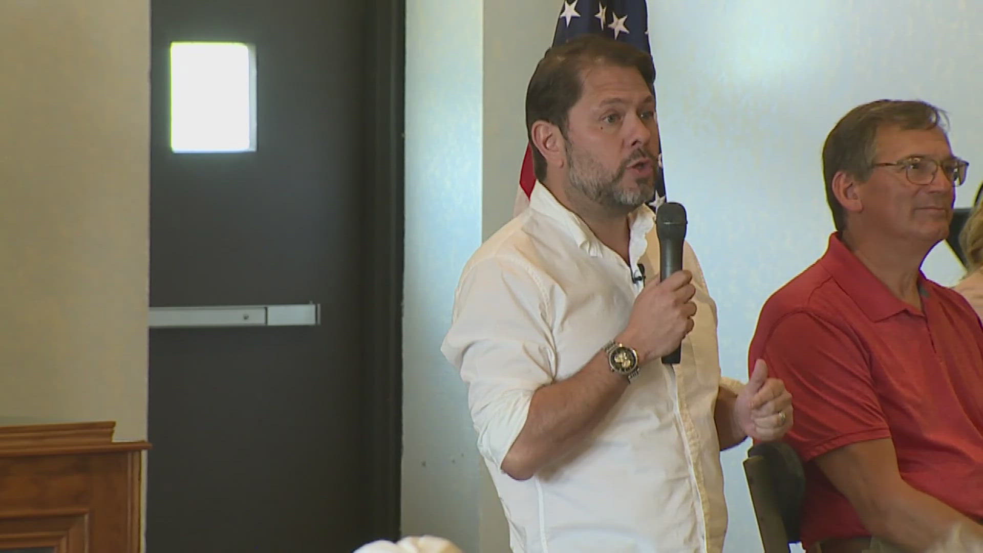 Gallego spoke against Trump's tax bill. 