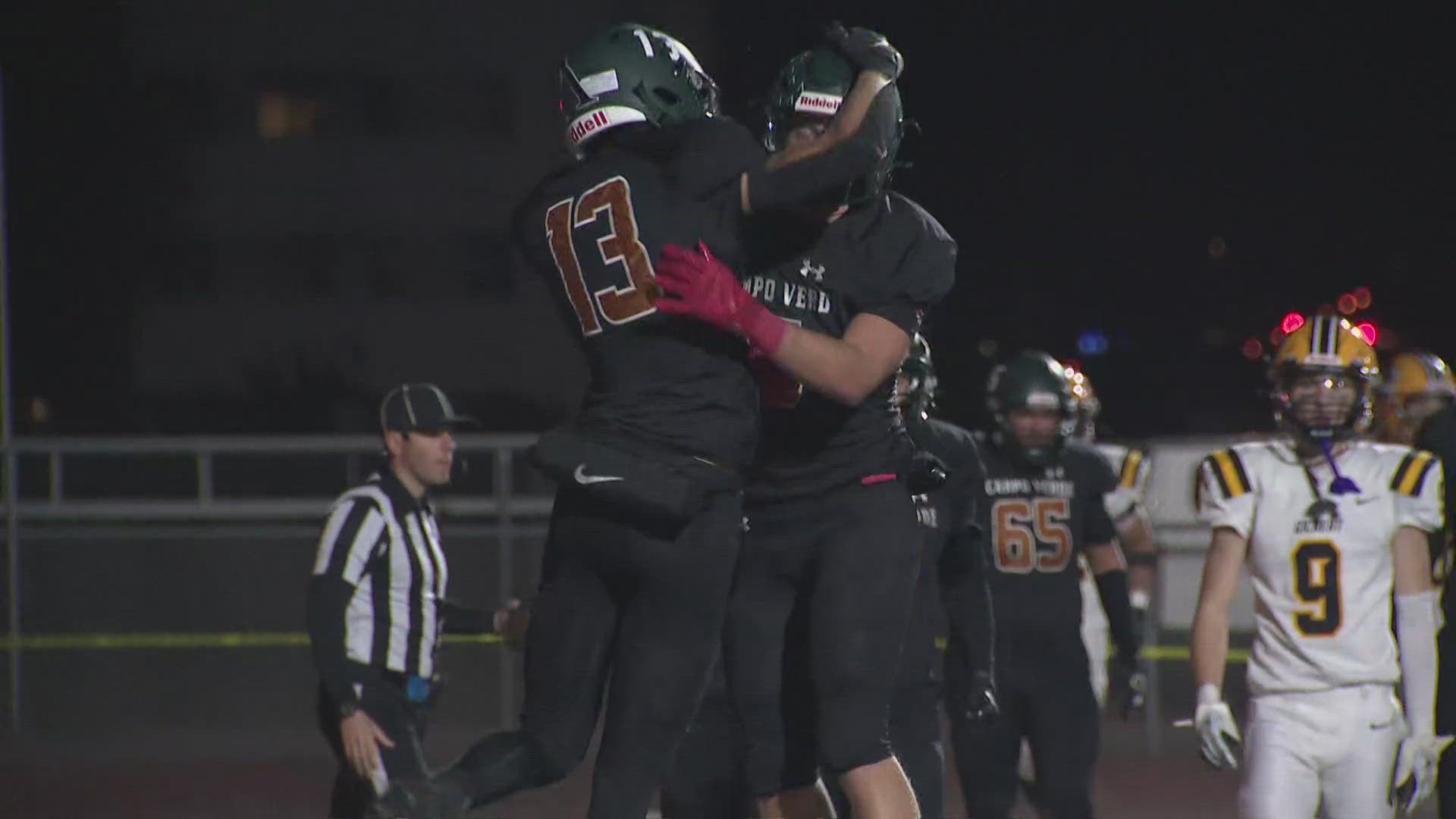 Campo Verde locked up the 5A San Tan region title by beating Gilbert. 12Sports journalist Lina Washington was On the Road with the Coyotes and has the highlights. 