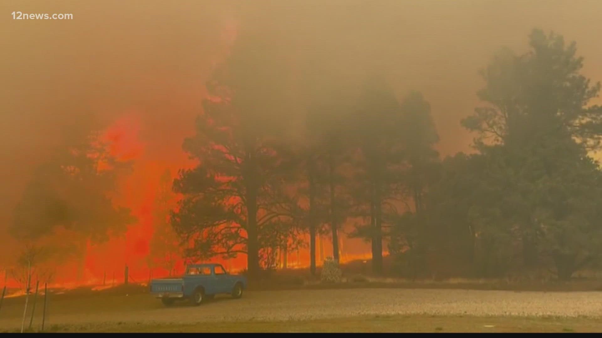 As of Wednesday morning, the Tunnel Fire burning near Flagstaff has grown to more than 16,000 acres. Michael Doudna has the latest on firefighting efforts.