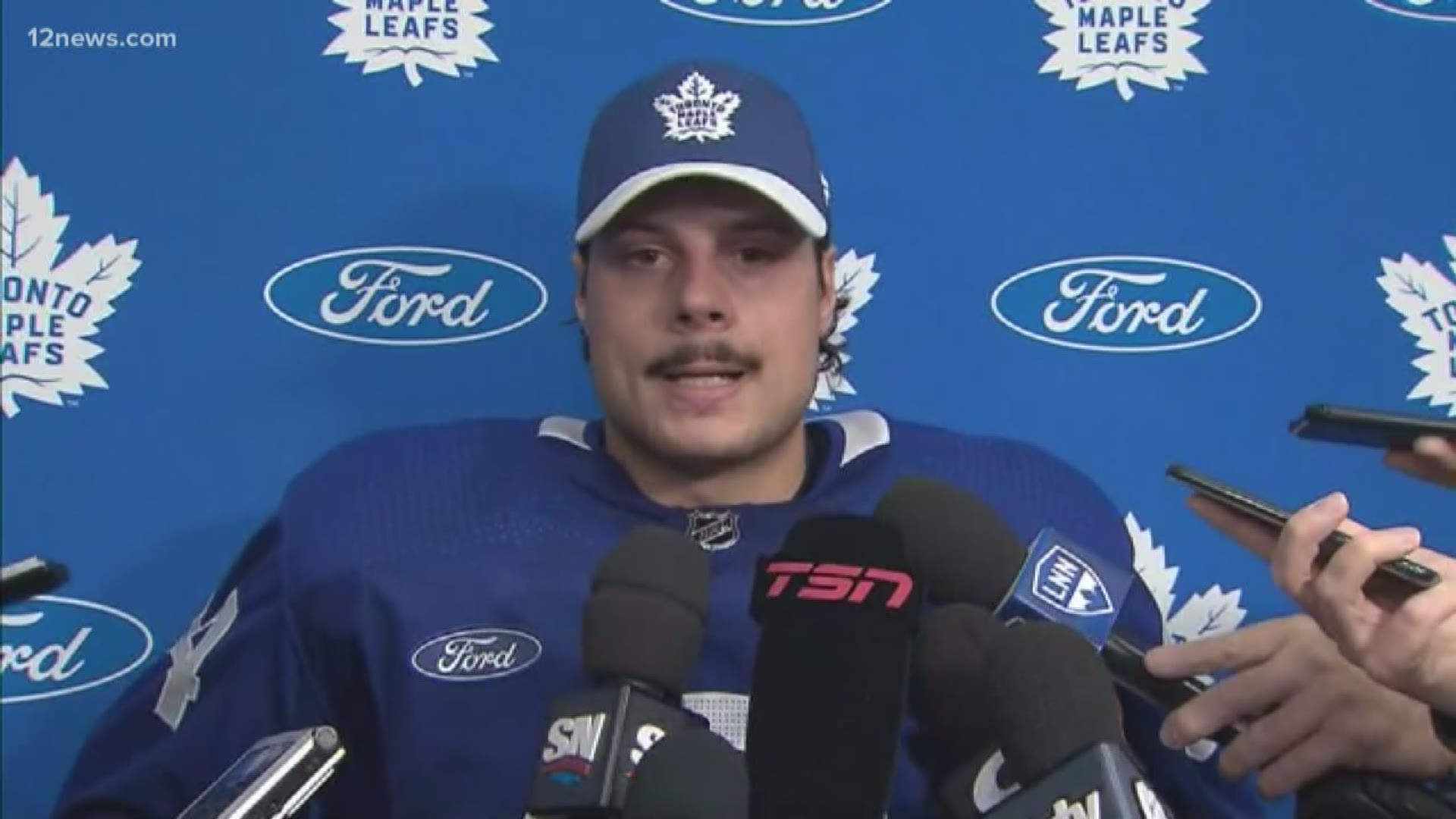 Body camera video was released of an interview with a security guard who said hockey player Auston Matthews traumatized while she worked as a security guard.