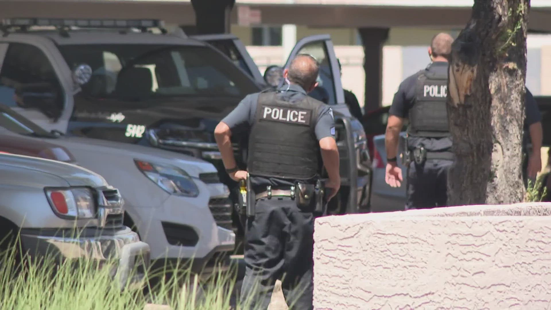 The shooting was reported Tuesday at a residence near Gilbert Road and University Drive in Mesa.