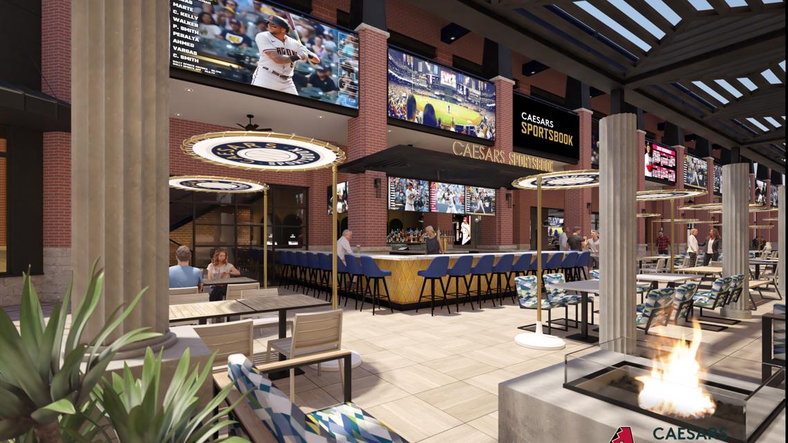 POV: You walk into the Caesars Sportsbook lounge at @Highmark