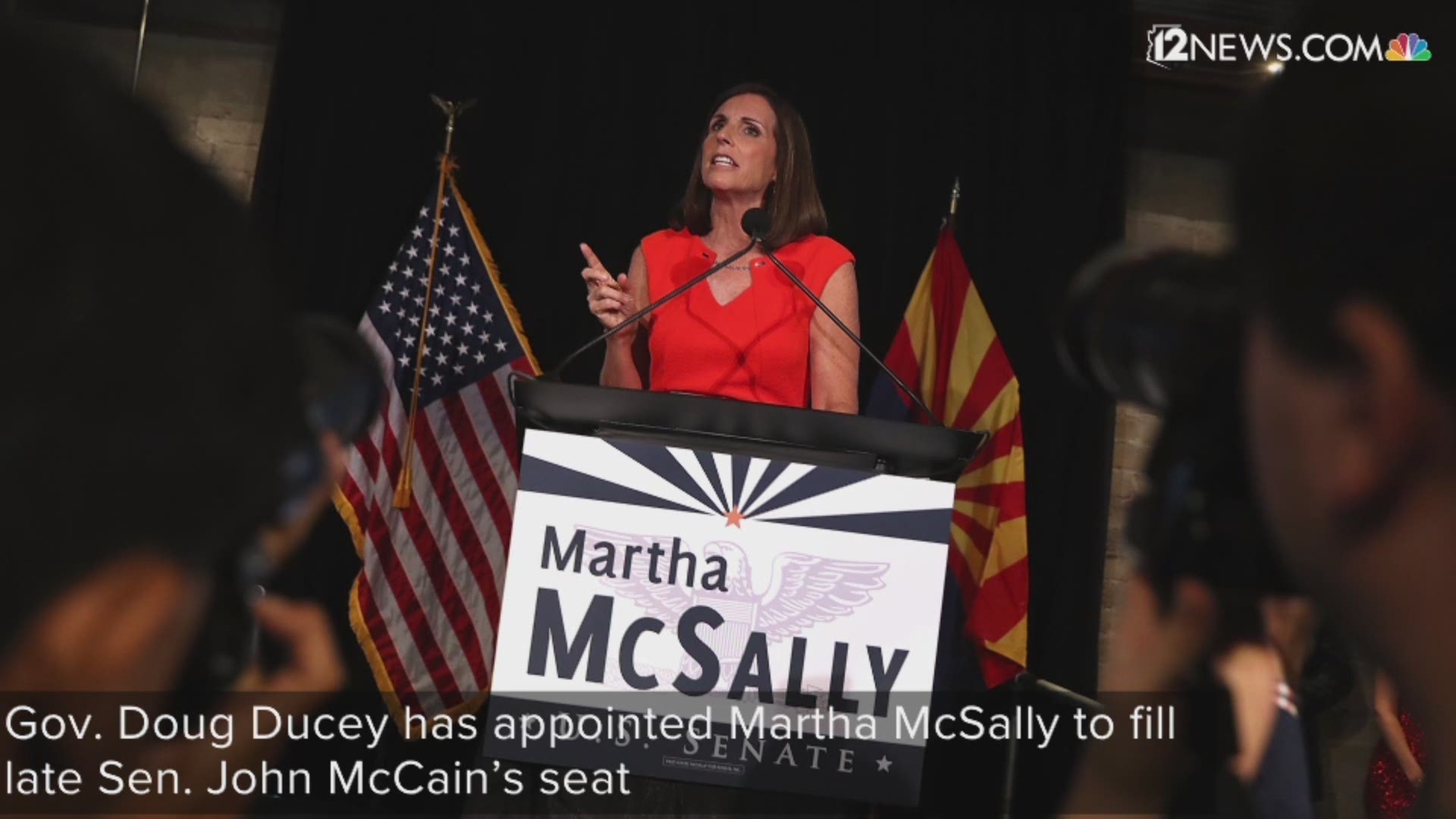 Gov. Doug Ducey appointed Congresswoman Martha McSally to fill late Sen. John McCain's seat a month after she lost the contested Arizona Senate race against Kyrsten Sinema.