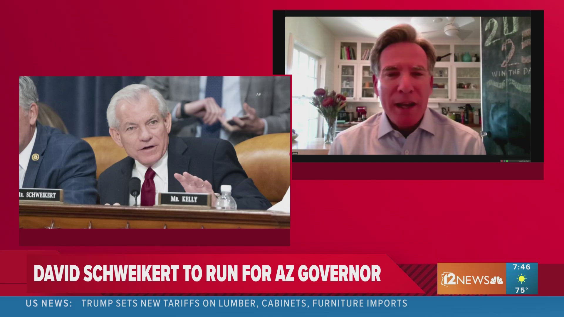 12News politics reporter Brahm Resnik talks about the report of David Schweikert deciding to run for Arizona governor.