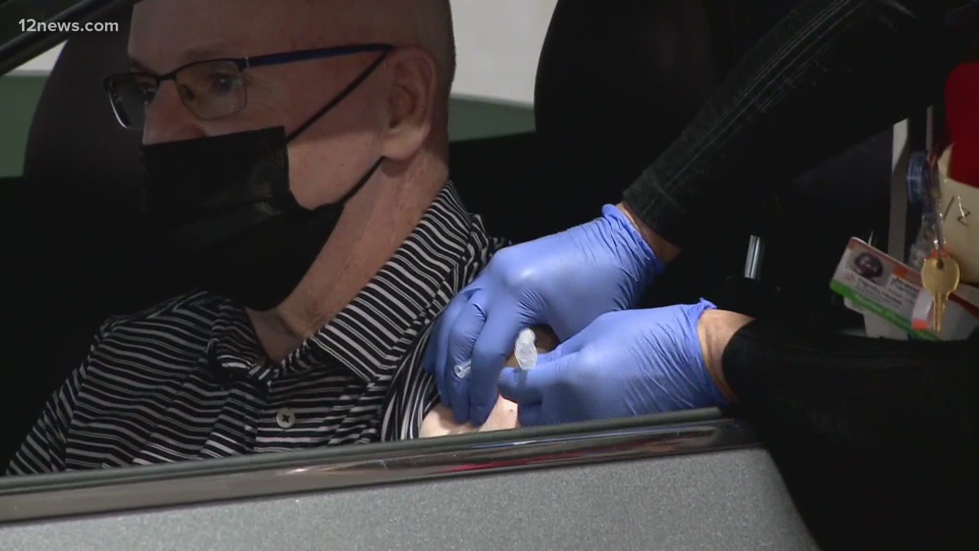 Healthcare workers in Arizona are preparing to receive their second dose of the COVID-19 vaccine. But the state has struggled with vaccine rollout.