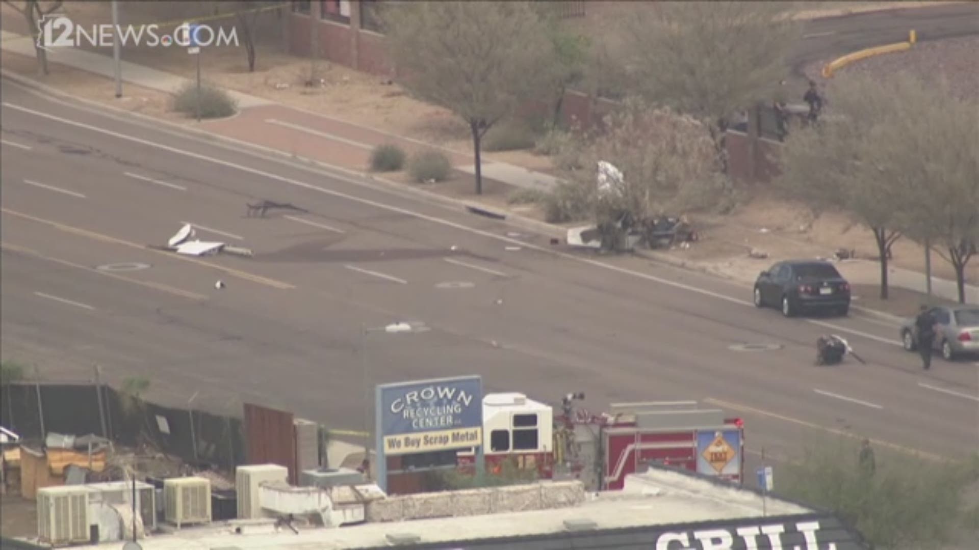 Witnesses recall plane crash south of Deer Valley Airport