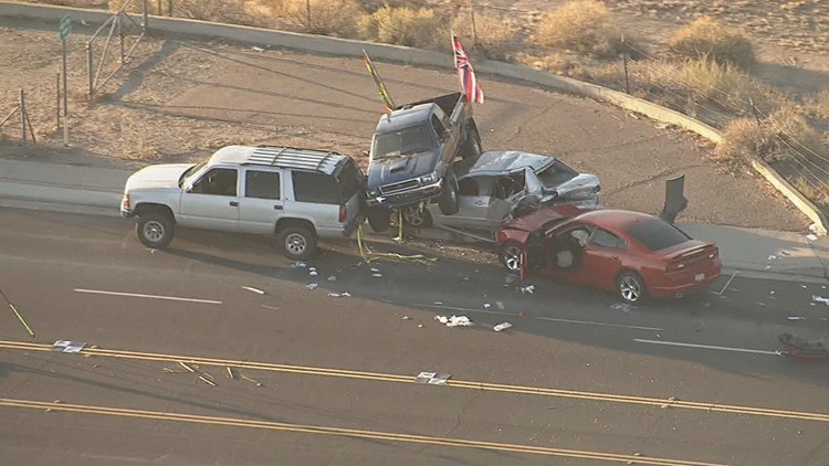 MCSO: Speed 'a likely factor' in 4-vehicle crash on MC-85 that