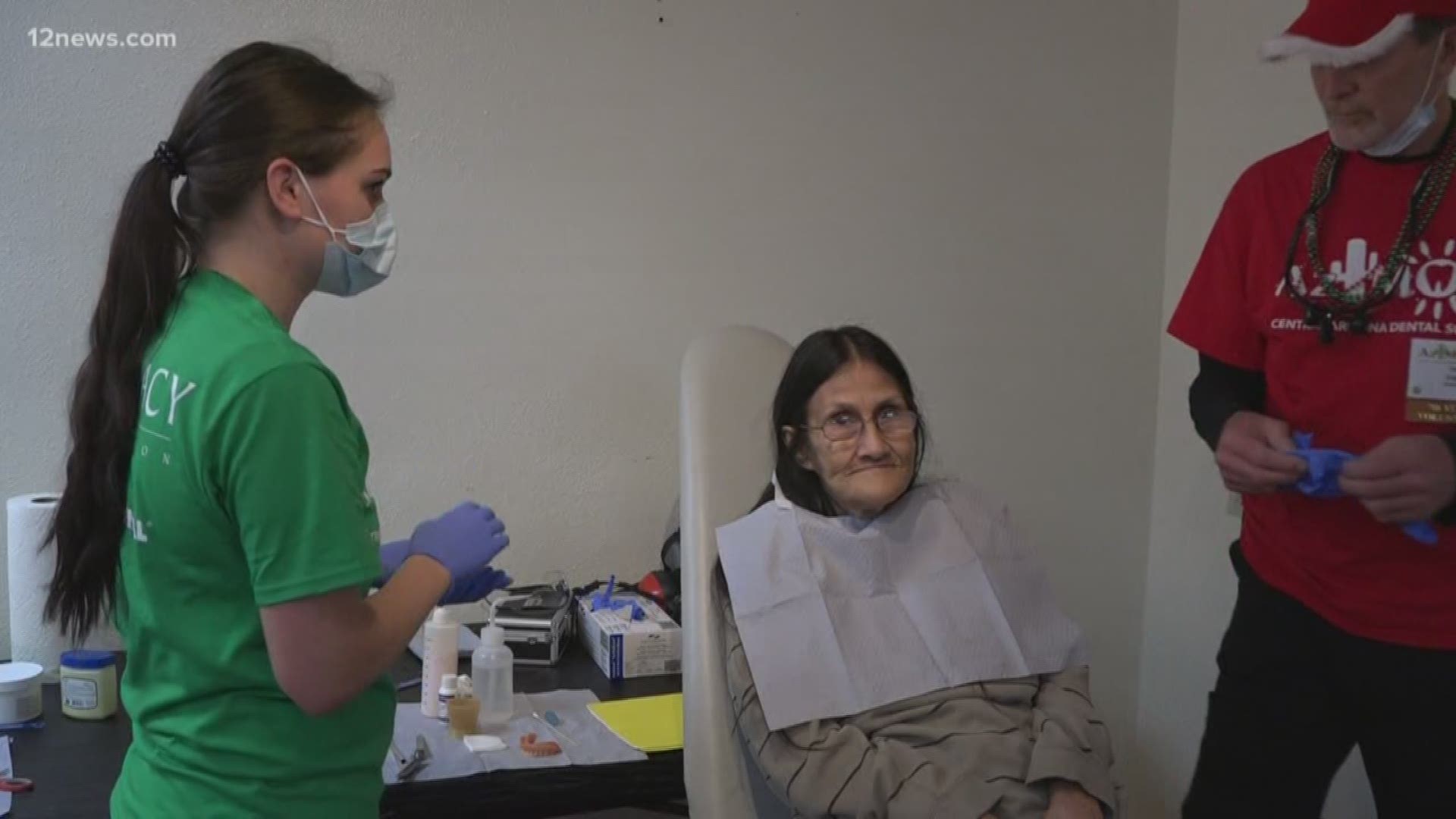 From fillings to extractions, free dental care is being provided to low income and homeless people this weekend. Care is provided on a first come, first served basis.