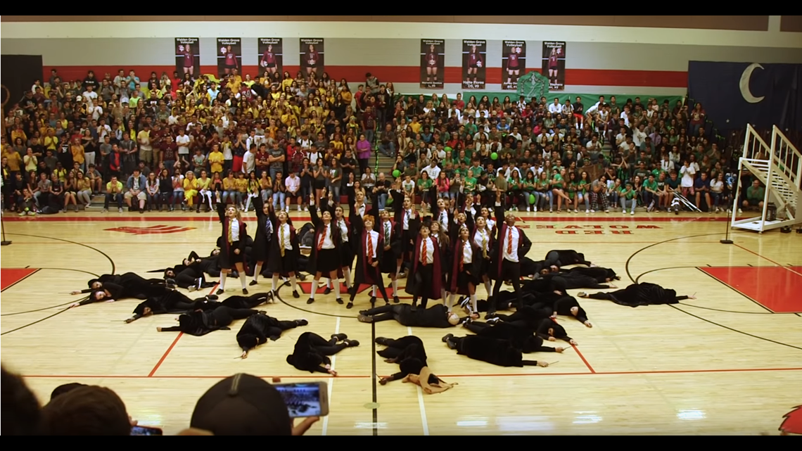 Walden Grove High School dance team goes viral for Harry Potterthemed