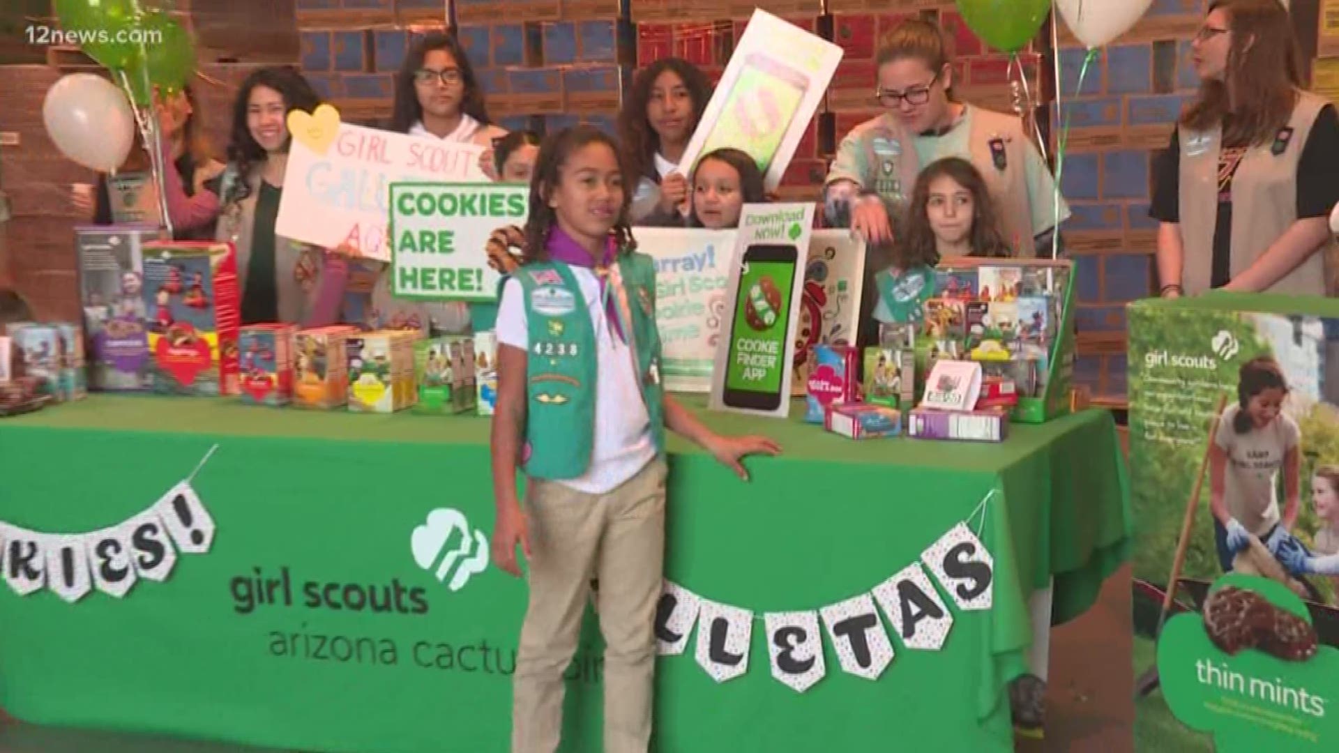 11,000 girls across the state will be selling girl scout cookies for six weeks. What is your favorite cookie?