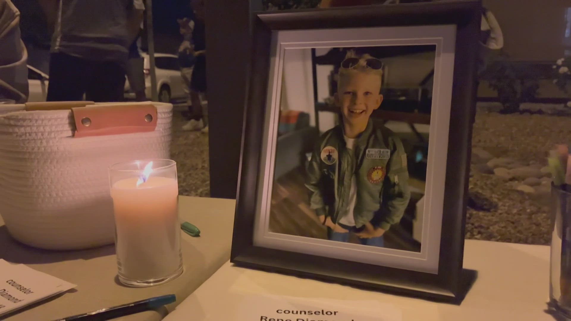 On Saturday 9-year-old Ilai Petersen was tragically killed in a car crash in Chandler.