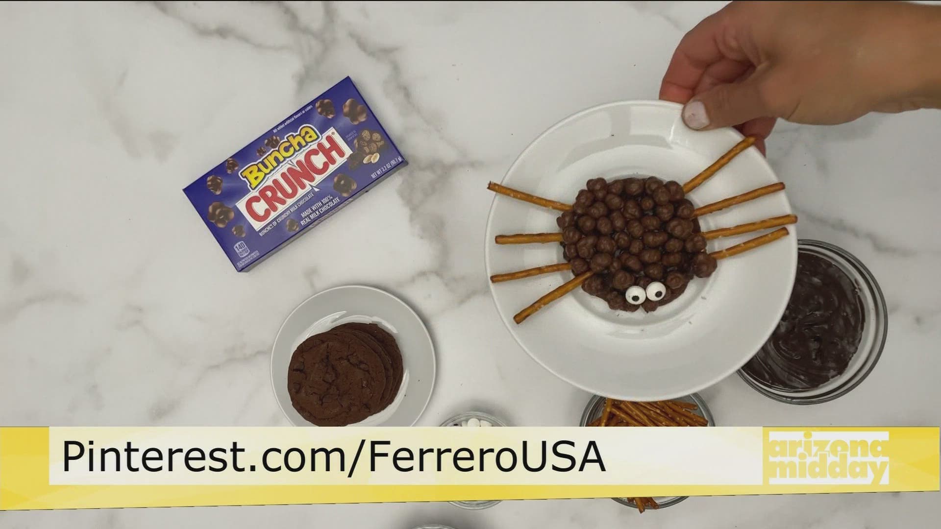 Lifestyle Expert, Limor Suss, shows us the top Pinterest crafts & eats you can create by going to Ferrero USA's Pinterest just in time for Halloween