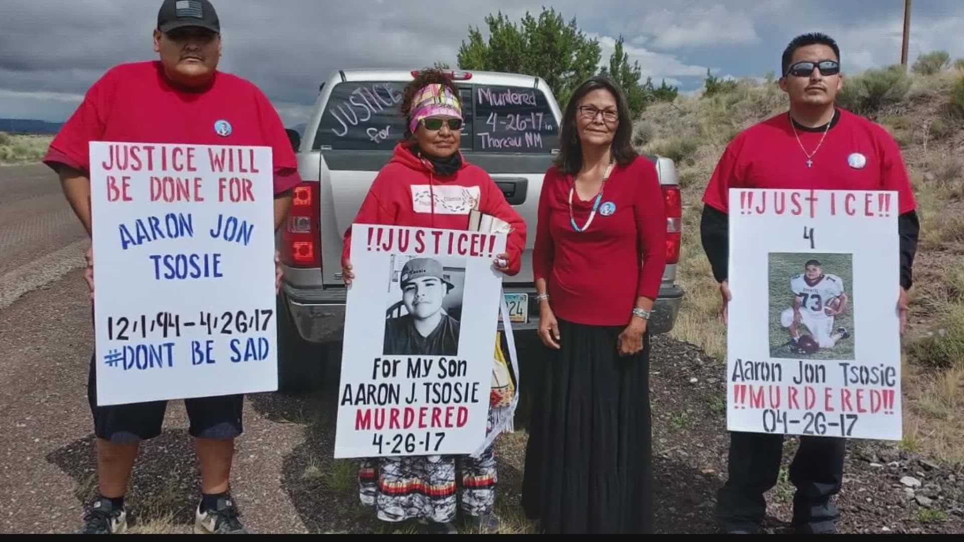A woman is walking from the Navajo Nation to D.C. She's on a mission to get answers regarding her aunt's disappearance and to push the investigation forward.