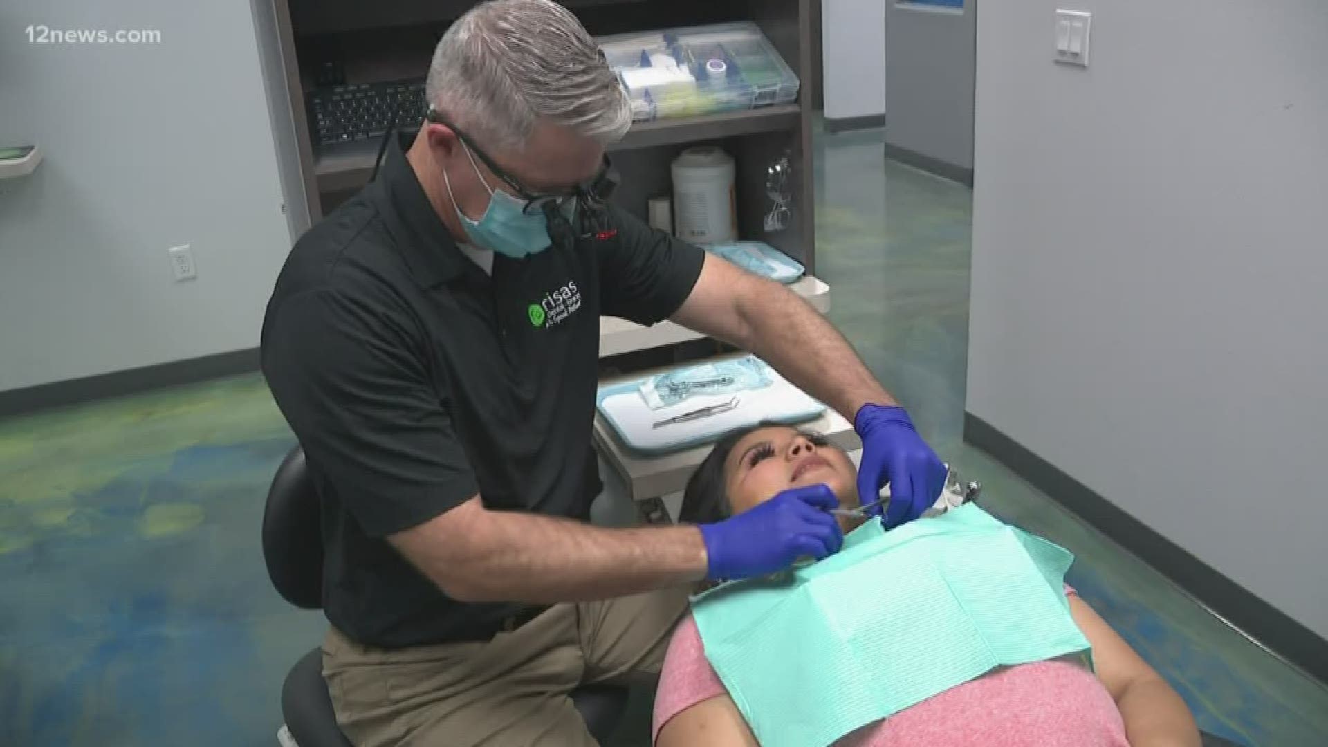 100 people at 13 Risas Dental locations in the Valley are getting free dental care, and the practice says it's their way of giving back to the community. This is the 9th annual Labor of Love event hosted by Risas Dental.