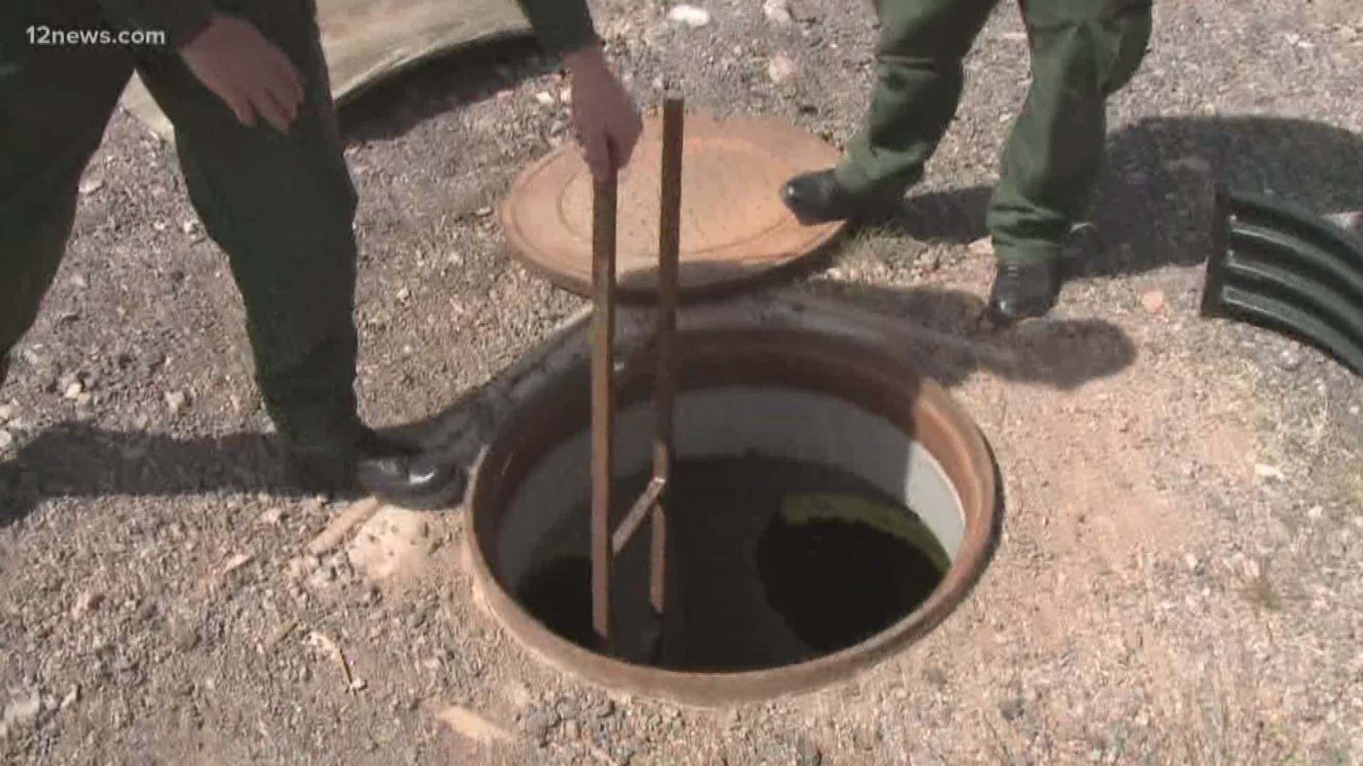 We go inside a facility in Tucson that trains border patrol agents on how to detect drug tunnels. Agents go through the training once a month.