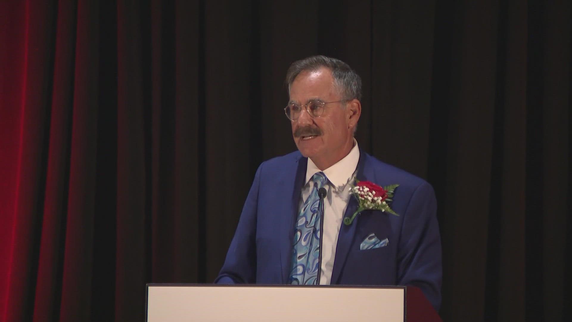 Long-time 12News anchor Mark Curtis has covered just about every big story in Arizona over the last 20 years, and now he's being honored for his service.