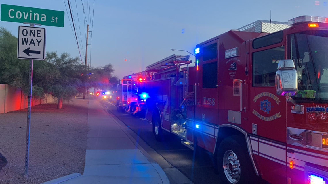 3 treated for carbon monoxide exposure after car left running in Mesa