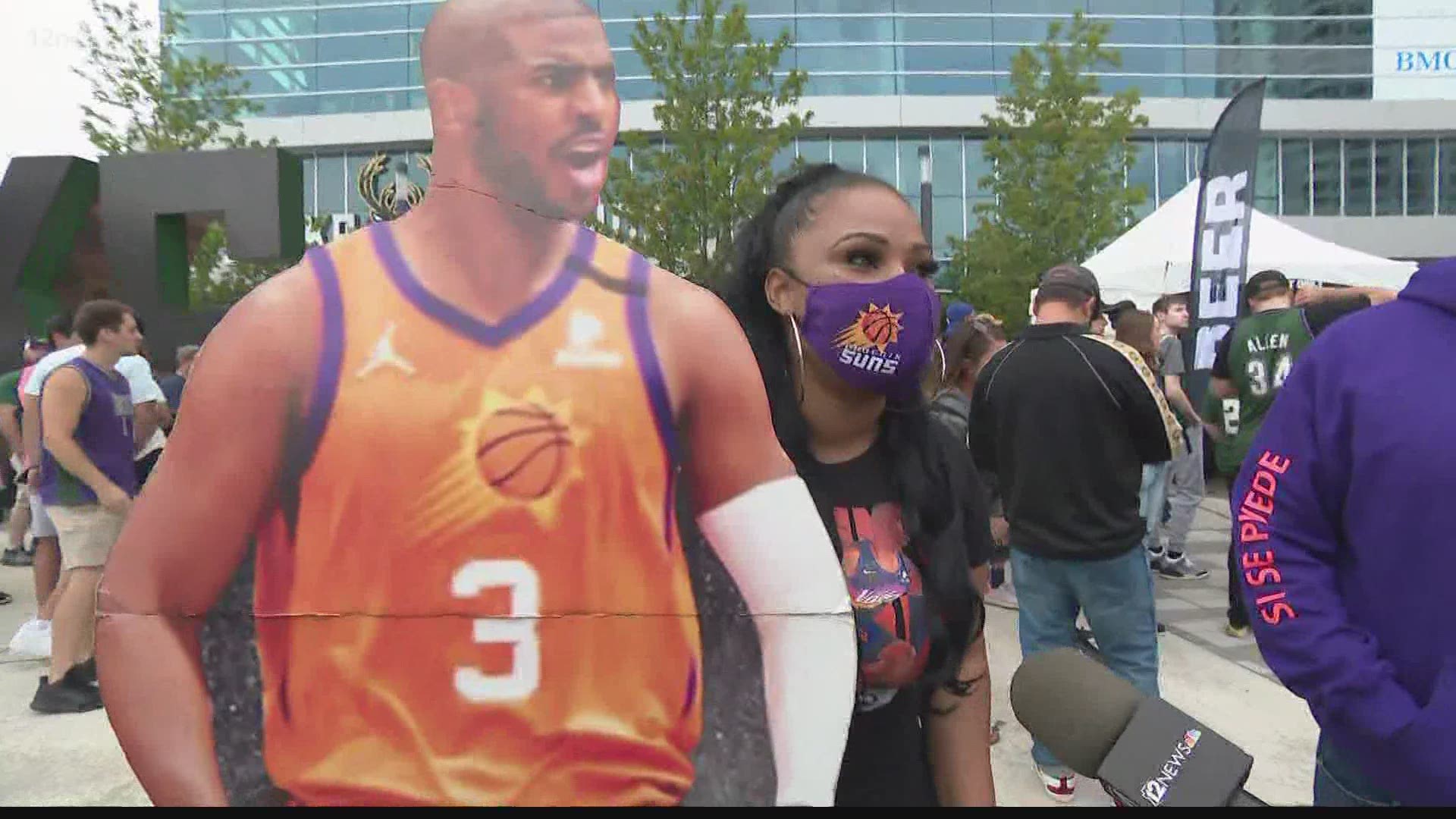 Team 12's Chierstin Susel met a woman who is possibly Chris Paul's biggest fan outside Game 4 of the NBA Finals. The super-fan says she's spent $16,000 on tickets.