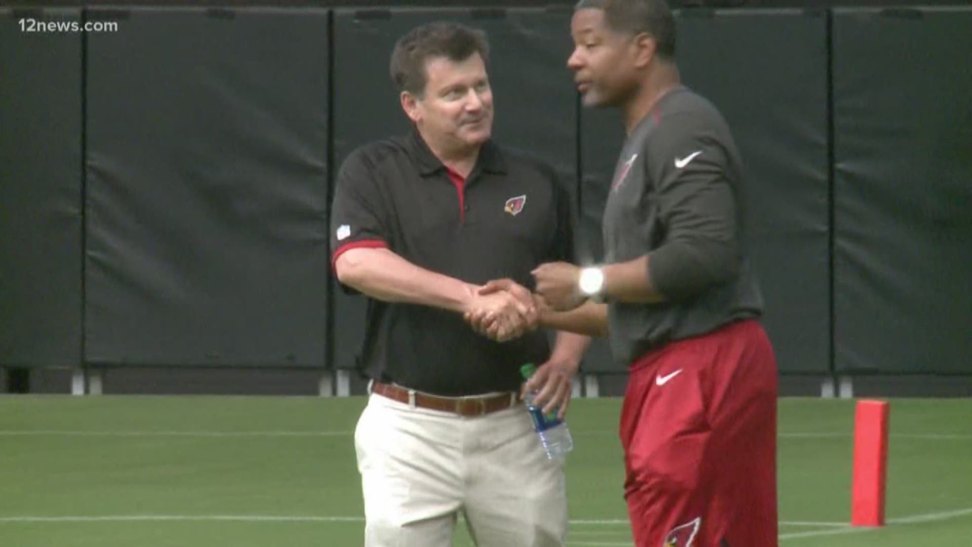 Today was the first day of training camp for the Cardinals, but it wasn't business as usual. Team president Michael Bidwill talked to the media about his response to Keim's DUI arrest.