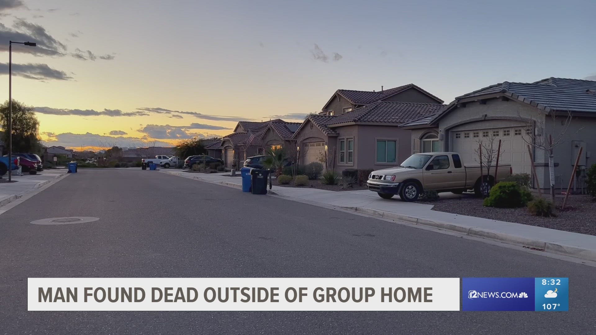 A neighbor said she was walking her dog when she found the man's body lying on the sidewalk.