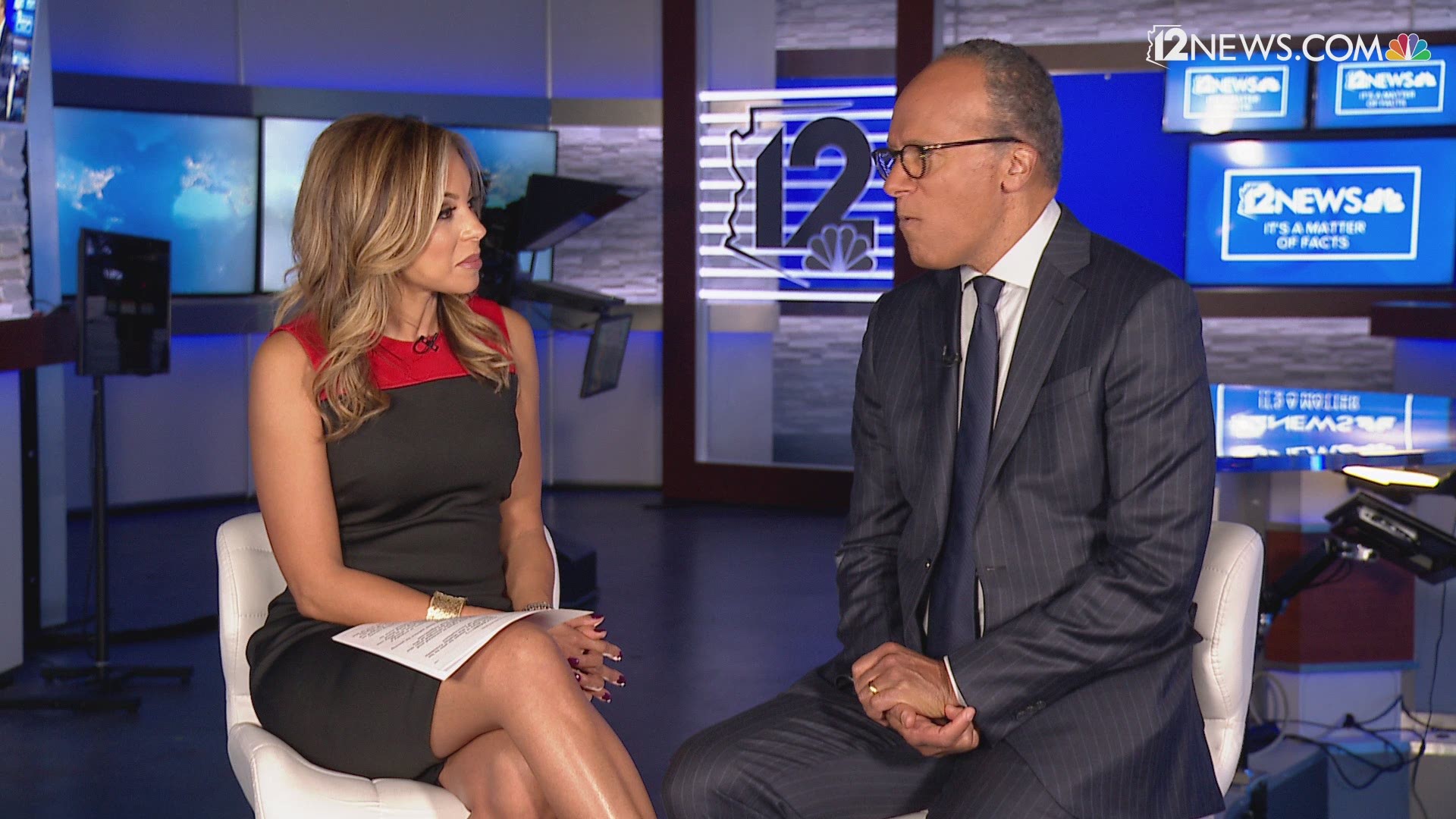 NBC Nightly News anchor Lester Holt urges people to check the news they are watching and reading. He also talks about his reporting on the criminal justice system.