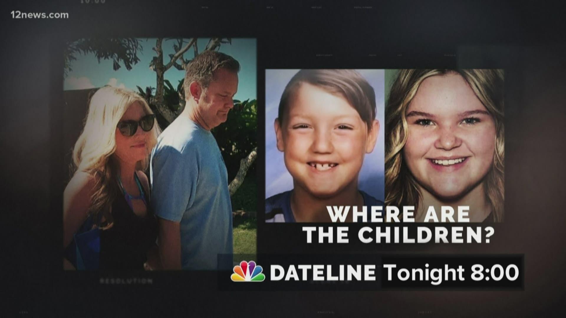 Tonight's "Dateline" is centered around the disappearance of Joshua Vallow and Tylee Ryan. Team 12's Jen Wahl has the latest.