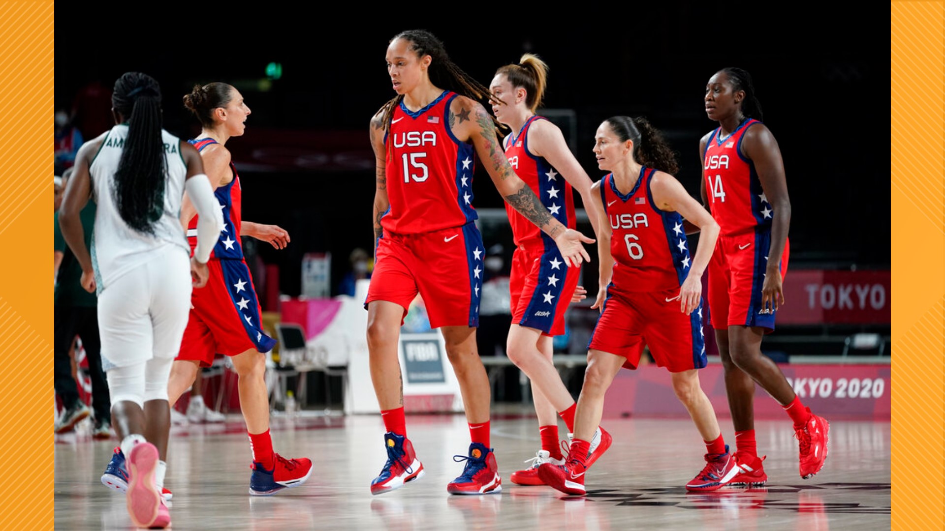 Phoenix Mercury players lead U.S. women's basketball to first Tokyo