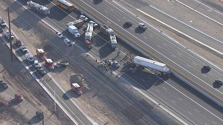 Loop 202 South Mountain at Buckeye reopens after crash involving 6 ...
