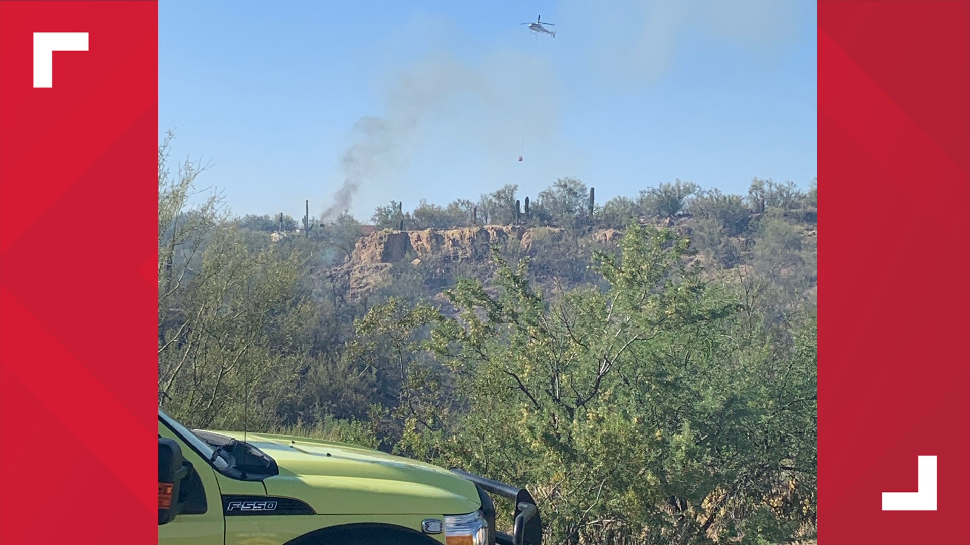 Wildfire closes part of US60 near Wickenburg