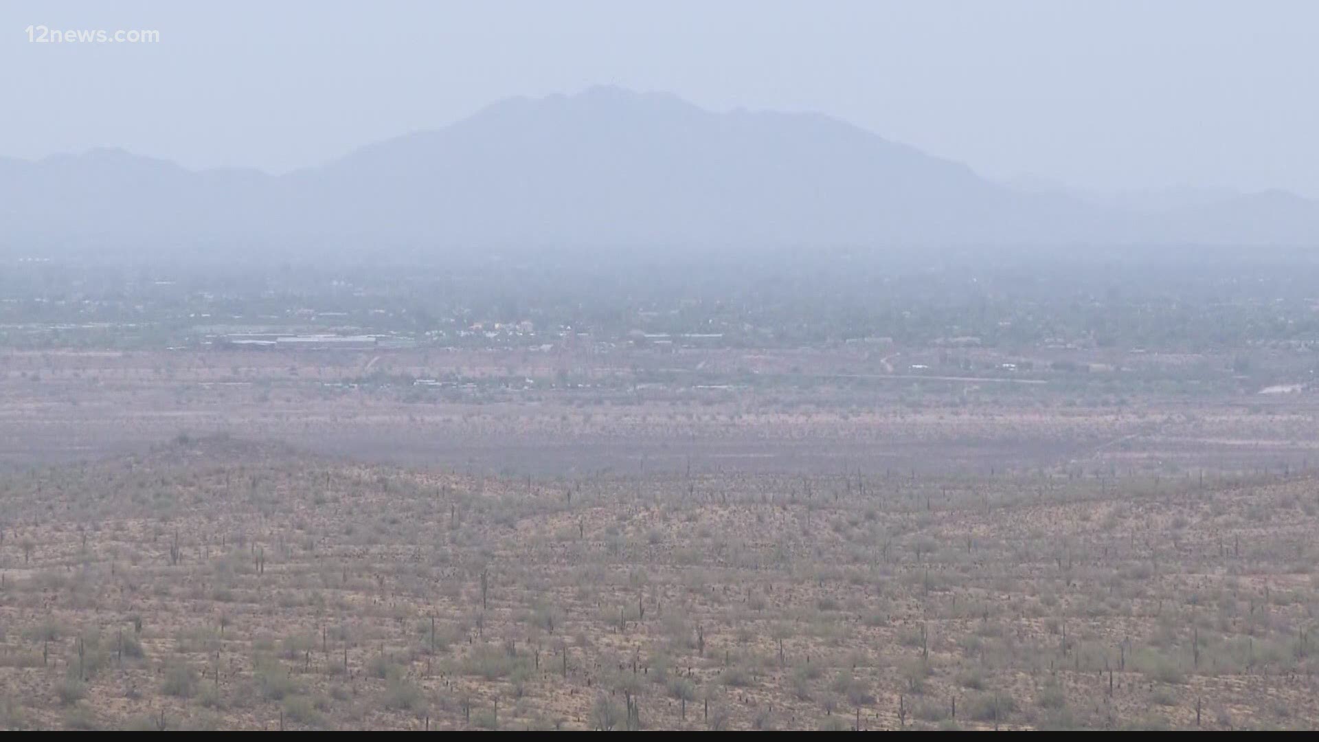 If you've stepped outside in the last few days, you'll have noticed a haze in the Valley. That haze is smoke blowing in from fires burning in parts of Arizona.