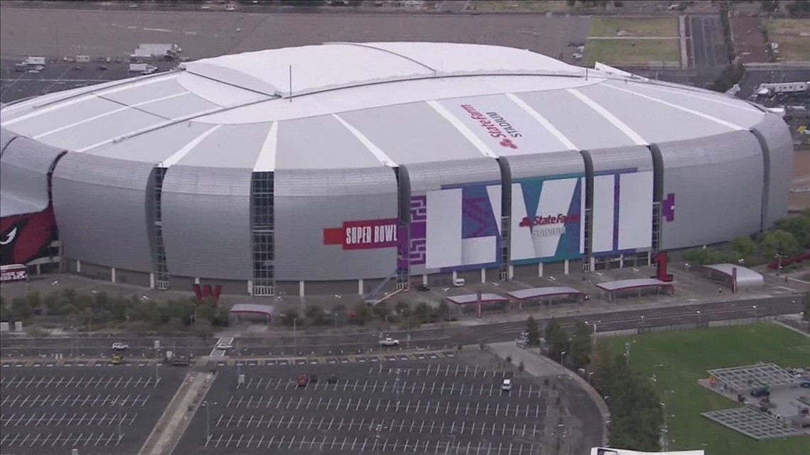 Watch the flyover at State Farm Stadium for Super Bowl LVII