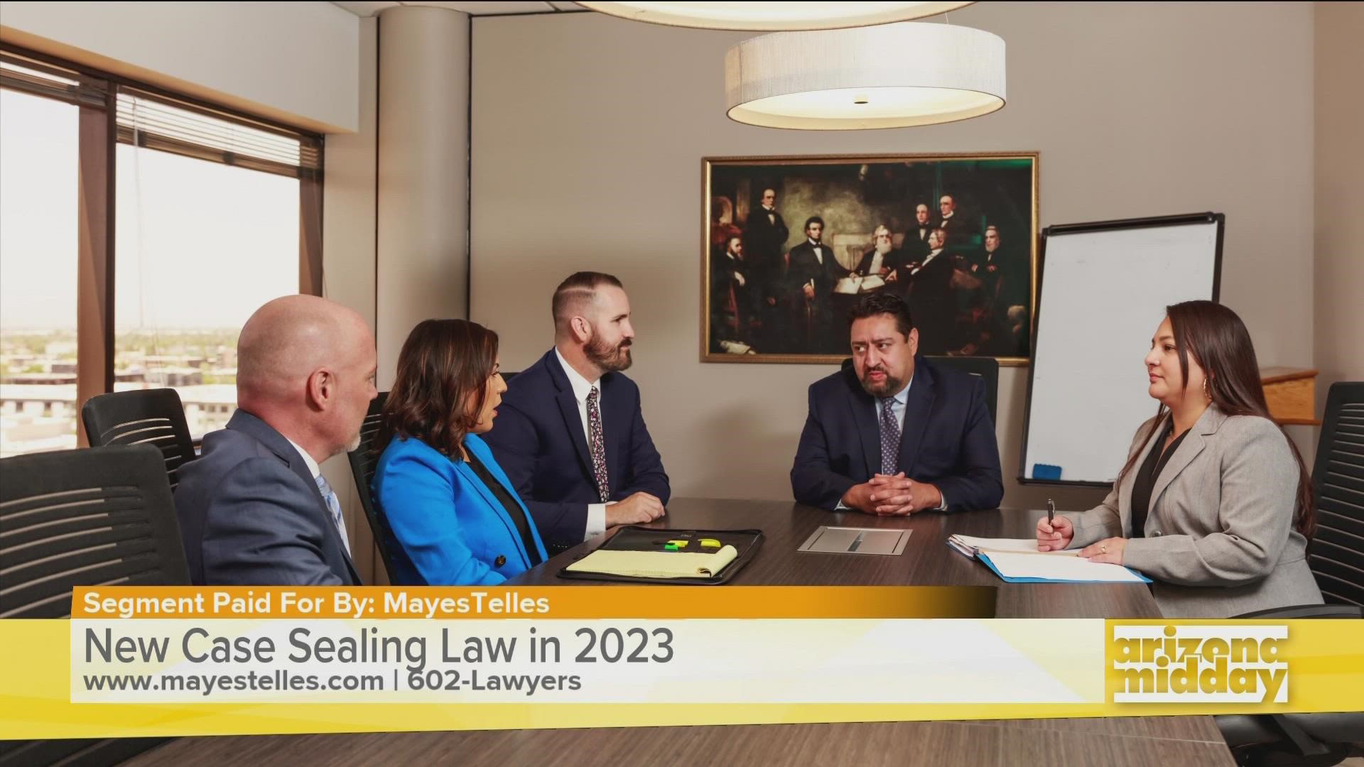 Shahin Damoui with MayesTelles breaks down the new case sealing law going into effect in 2023 and shares why it's important for Arizonans.