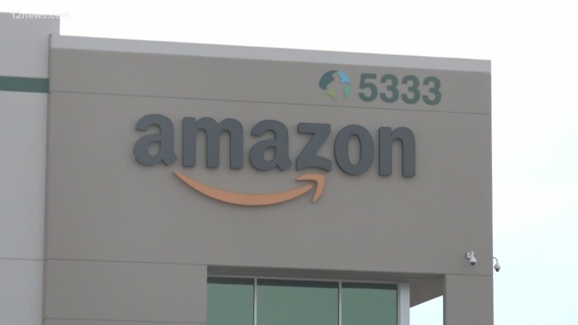A newborn baby girl was found dead in the bathroom at an Amazon facility at 55th Ave. and Lower Buckeye. The mother has been located and is cooperating.