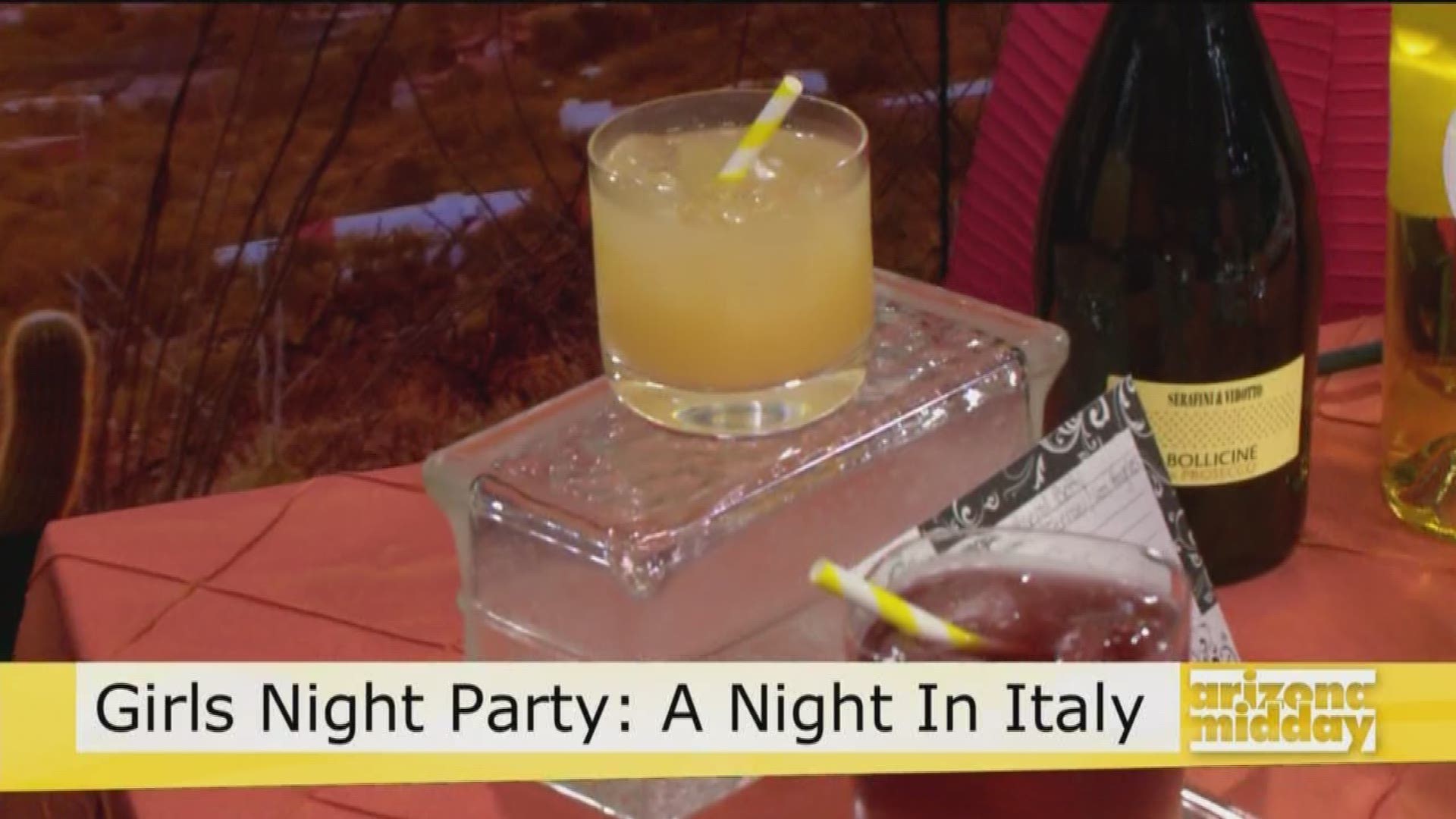 Sally Arnold from Celebrations by Sally gives us some tips on creating your own Italian trip close to home including three tasty drink recipes.