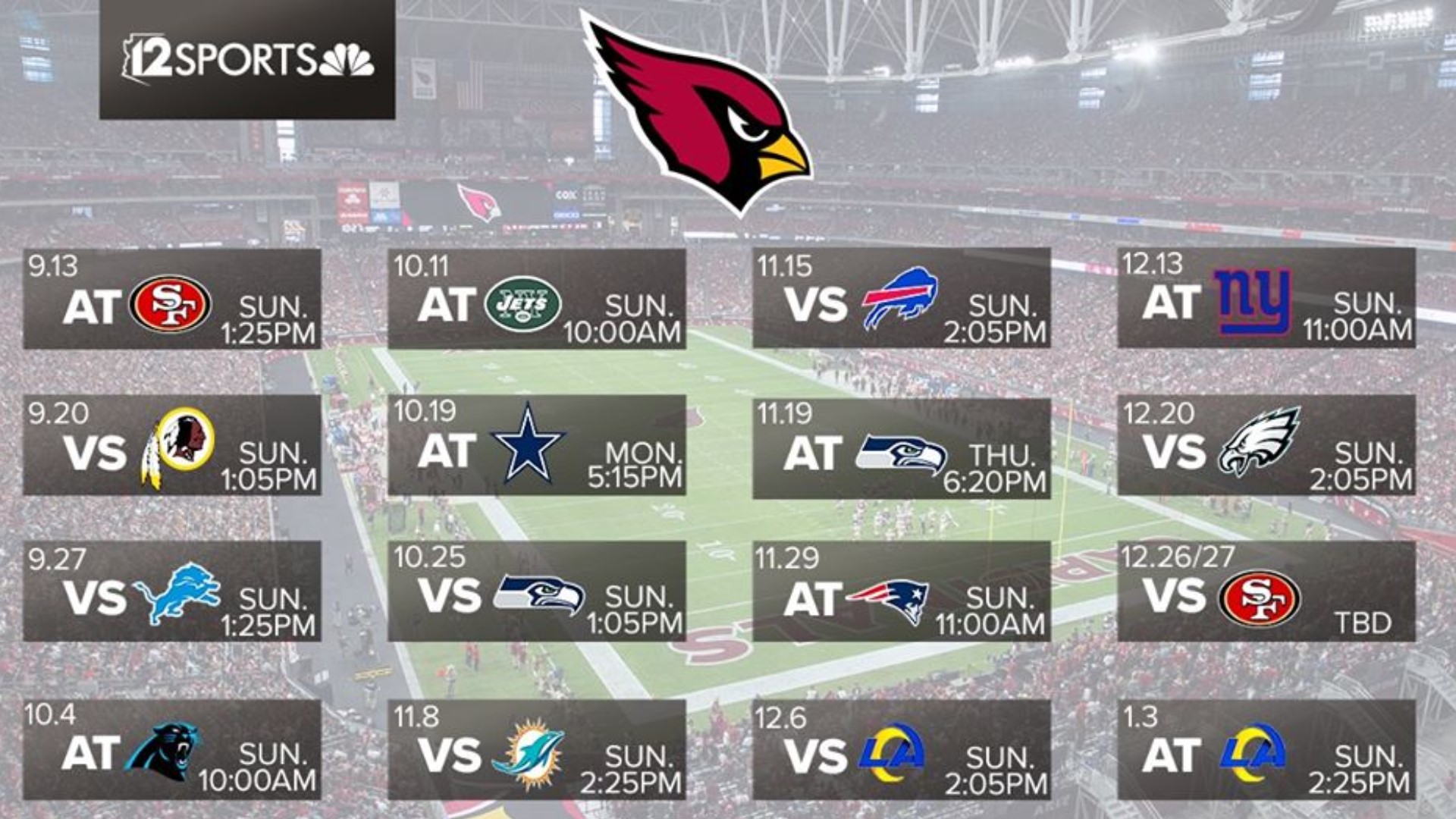 Arizona Cardinals 2024 Schedule Teena Atlanta