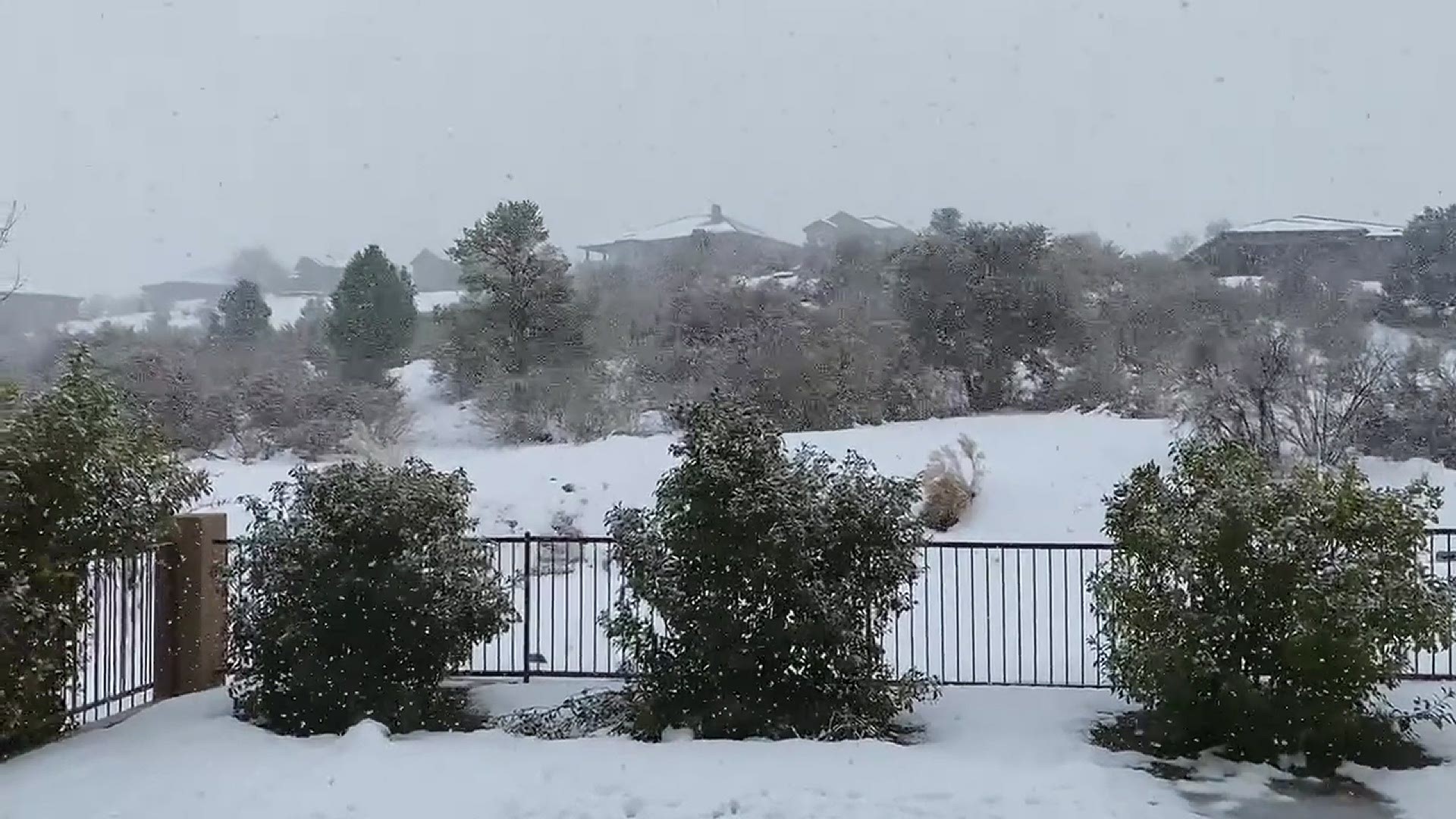Prescott snow on Jan. 29