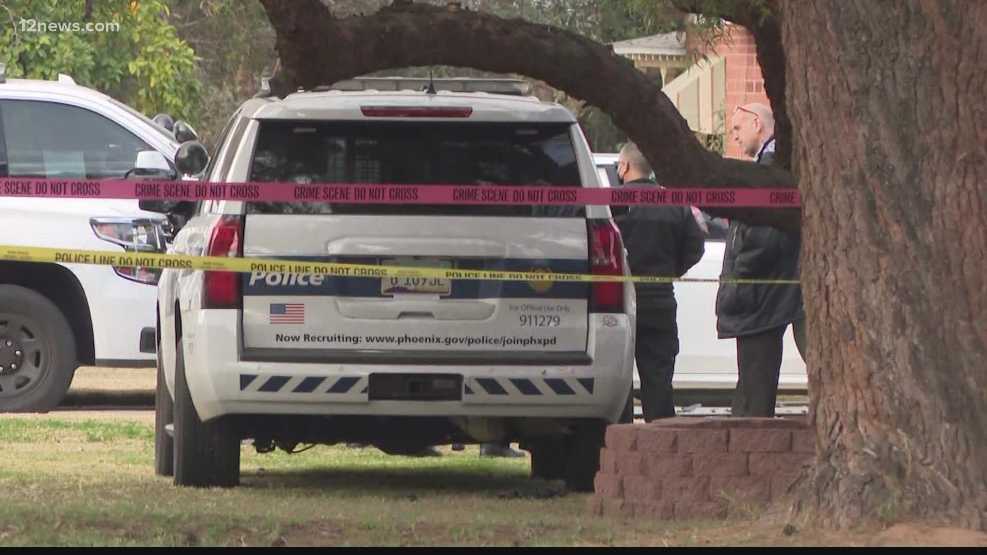 A man is dead after Phoenix police officers shot him during a barricaded incident in central Phoenix Saturday, authorities said.
