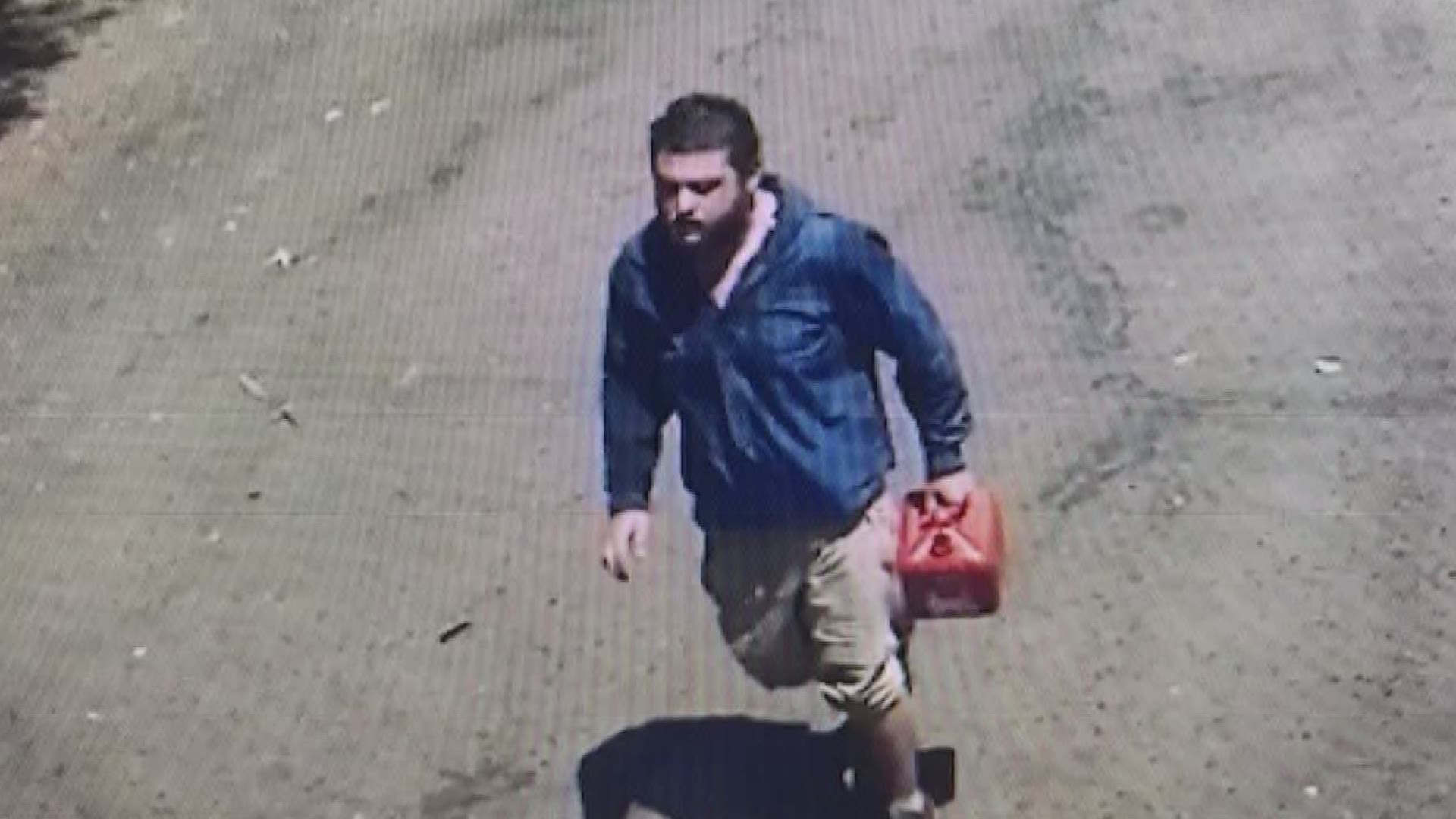 Security video captured suspect Darren William Beach entering One N Ten and allegedly proceeded to set fire to the youth center.