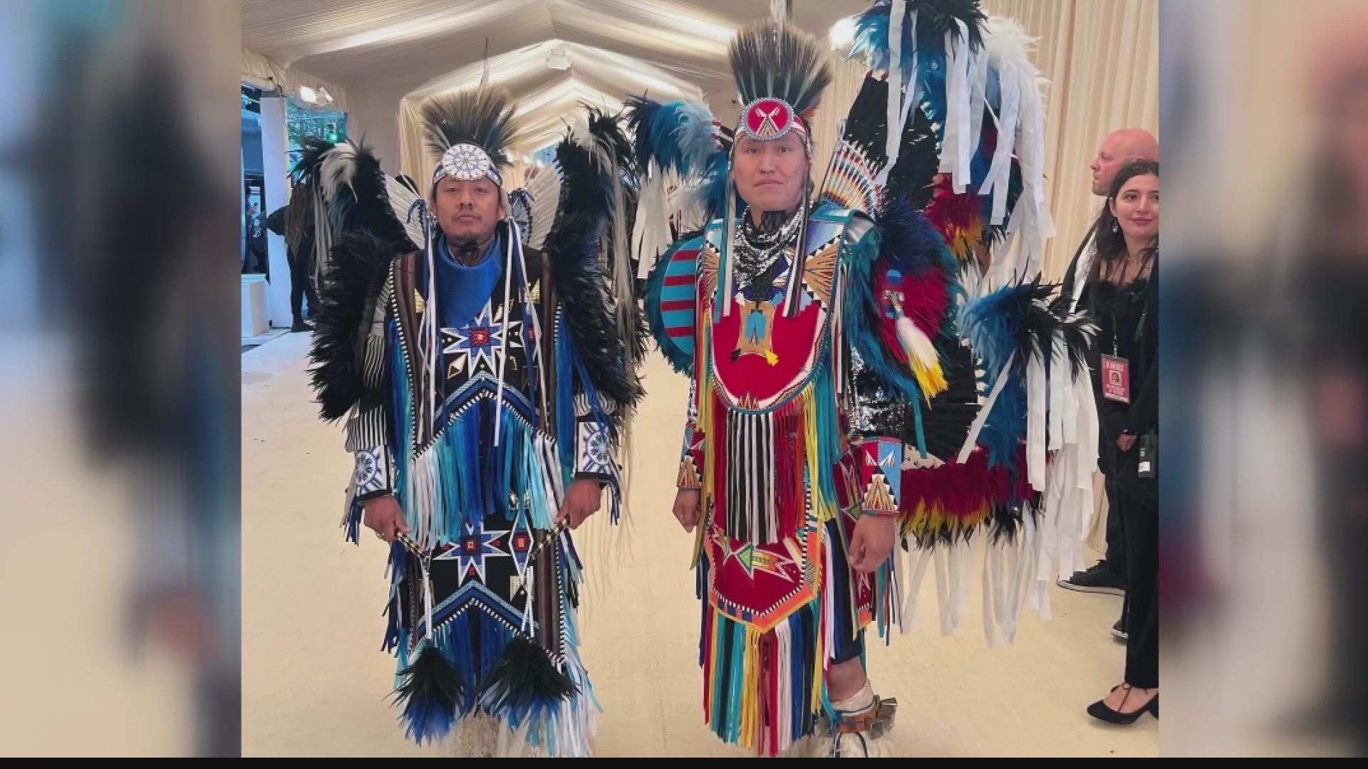 How do you get from the Navajo Nation to the Met Gala in NYC? If you're part of a dance troupe, you practice. Two members of Indigenous Enterprise did just that!