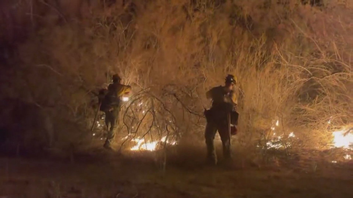 Behind the fire lines: A look at the Hazen Fire as crews battle terrain for containment