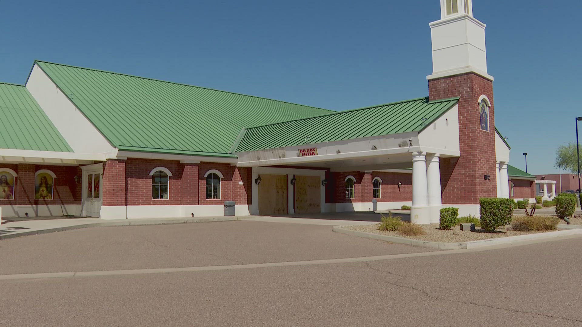 Holy Family Chaldean Church in Phoenix says attendance was down on Sunday after the crash, but those who were there are praying for the driver of the SUV.