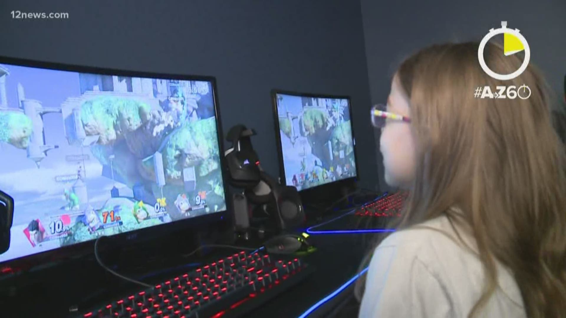 Instead of kids playing video games alone, the league offers a way for kids to build a community and work on teamwork. The kids in the league start from the ground up: building their computers and then playing on them.