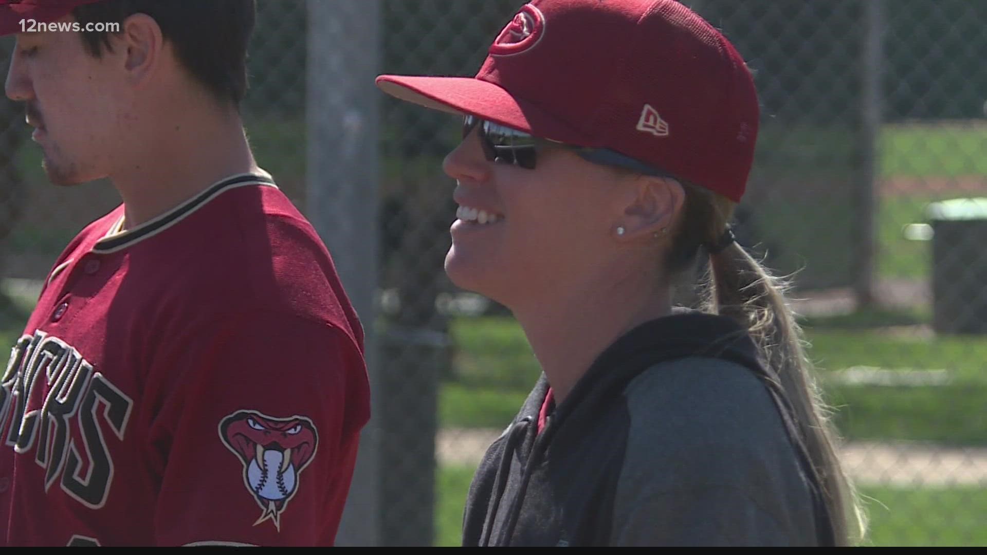 Ronnie Gajownik is trailblazing the sport of baseball in her second year with the Diamondbacks. She coaches in Arizona's minor league system.
