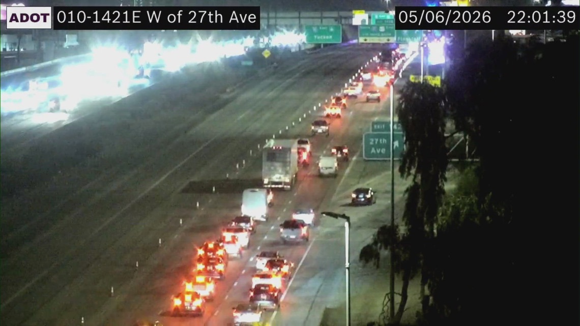 I-10 eastbound closed at the I-17 Stack due to law enforcement situation