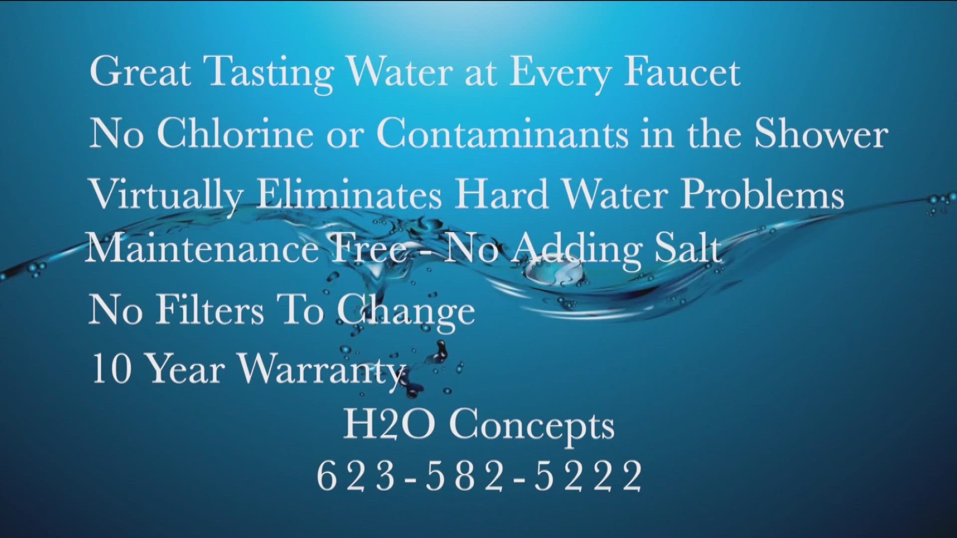 Independent Water Consultant Derk Chamberlin talks about the H2O Concepts system that’ll fix hardness problems and offer healthier water everywhere in your home.
