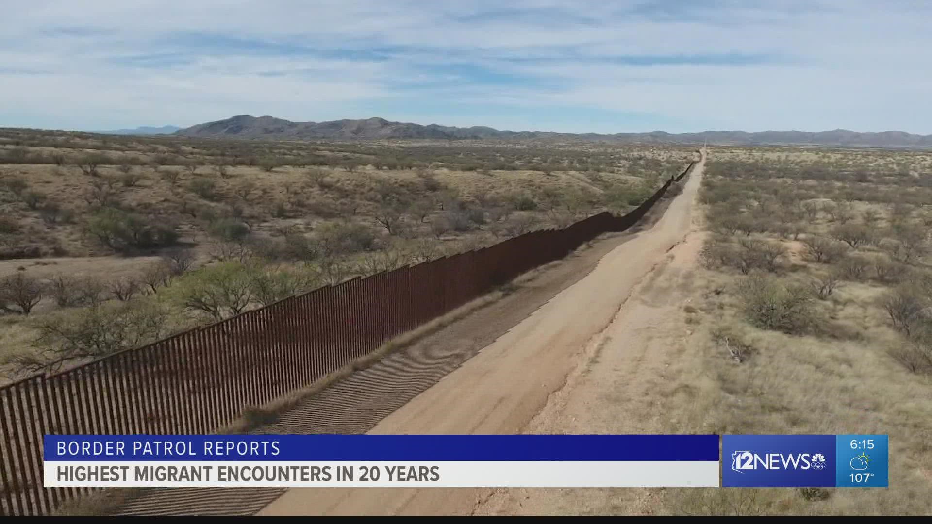 Customs and Border Protection is reporting July had the highest number of migrant encounters in 20 years. About 210,000 migrants were encountered last month.