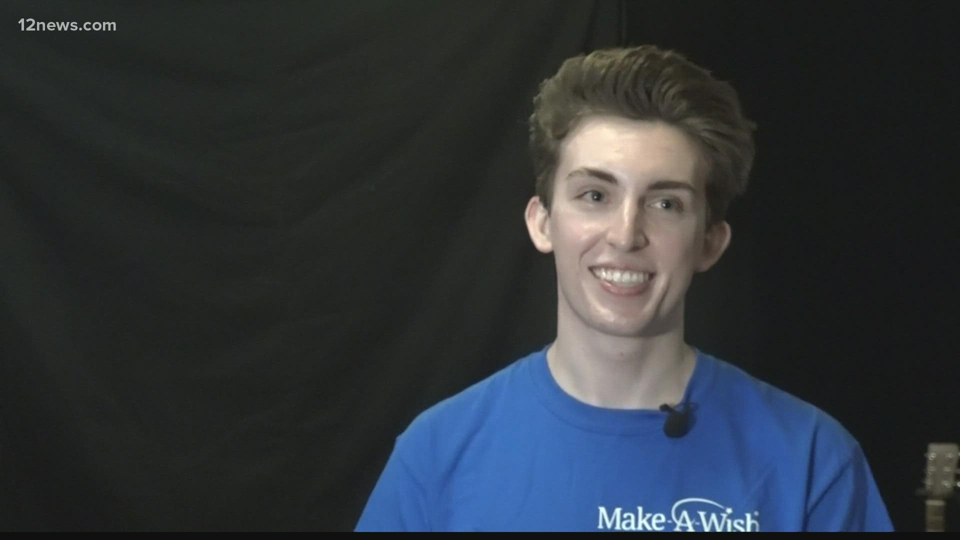 Make-A-Wish Arizona and Sneaky Big Studios teamed up to make 20-year-old Sean Dean's dreams come true.
